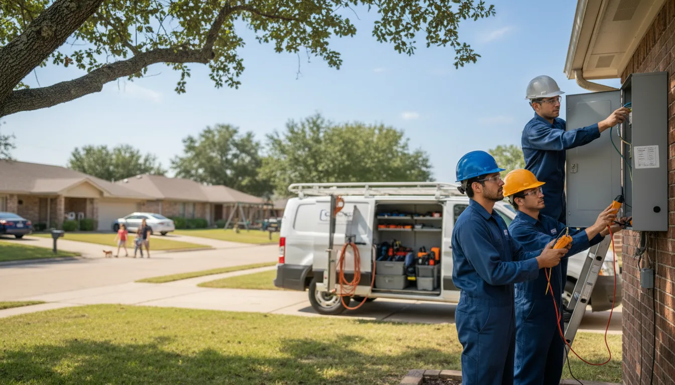 Certified electrician providing emergency electrical services in Loomis, NE